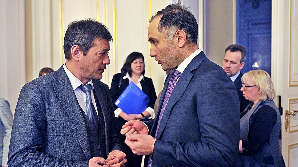 Депутат городского парламента Алексей Ковалев (слева) и вице-губернатор Марат Оганесян не могут договориться о судьбе Кондакопшинского болота
