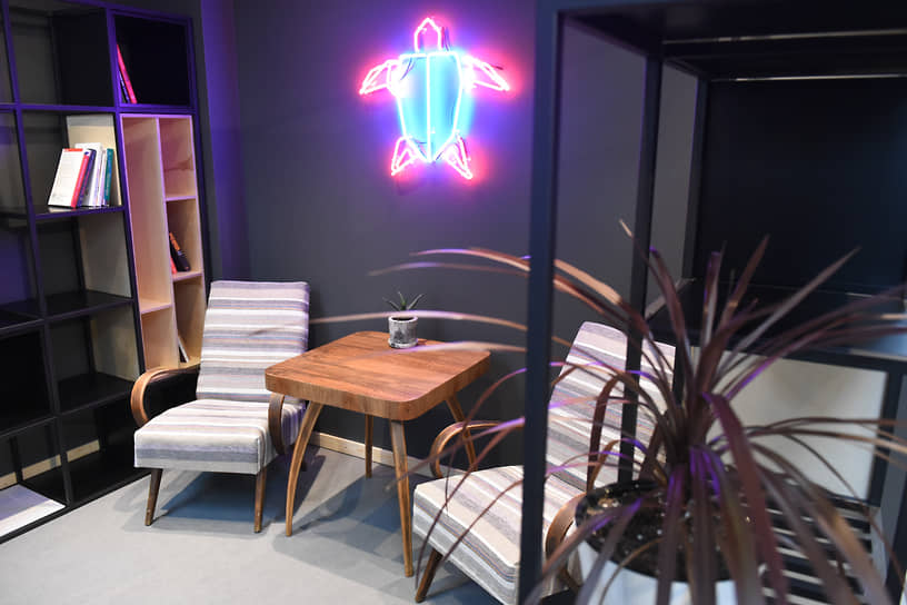 Интерьер коворкинга сети "Практик"