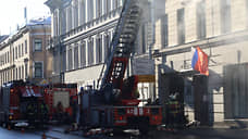 В здании Горизбиркома в центре Петербурга тушили тренировочный пожар