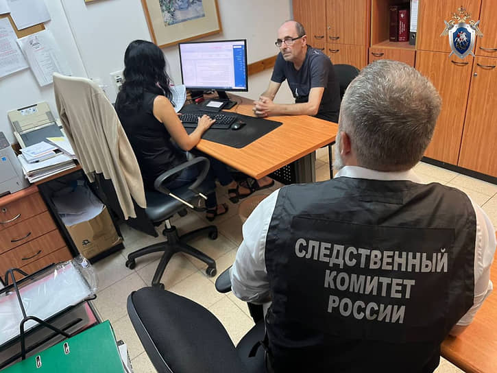 Допрос в Израиле бывшего концертного директора Игоря Талькова Валерия Шляфмана следователями ГСУ СК России по Санкт-Петербургу.