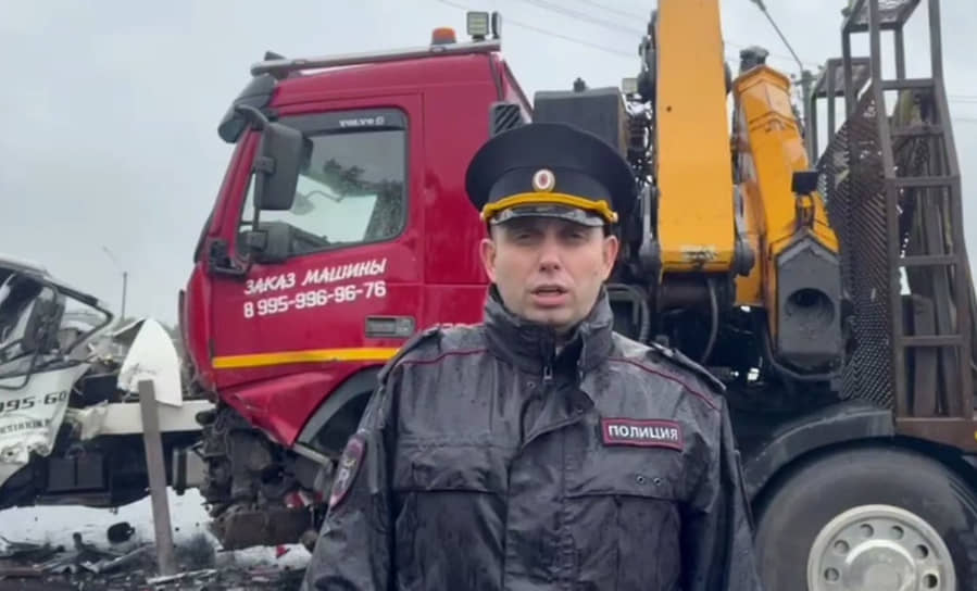Последствия смертельного ДТП под Тосно