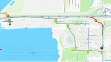 Движение на развязке КАД и Кронштадтского шоссе снова перекрыли из-за ремонта