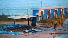 В морском порту Усть-Луга произошел пожар на месте проживания работников