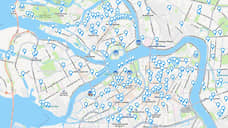 Смольный показал карту точек расположения бесплатного Wi-Fi в центре Петербурга