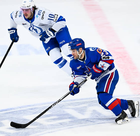 Игра регулярного чемпионата КХЛ СКА – «Динамо» (Москва), которая завершилась победой столичной команды со счетом 1:2. 