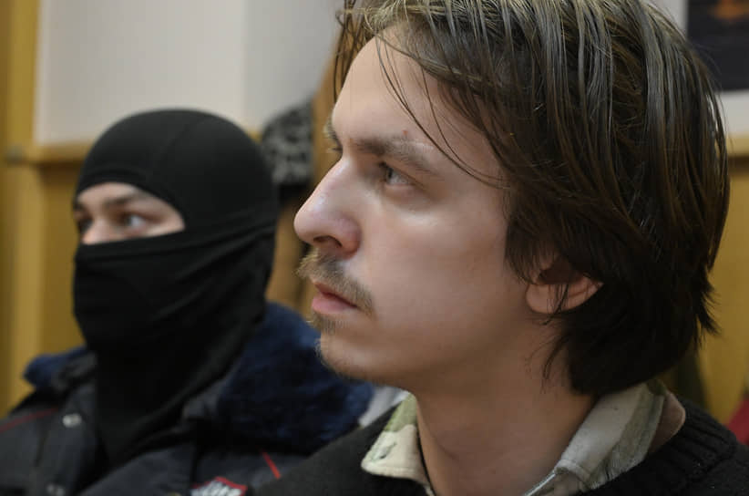 Гитарист группы «Стоптайм» Александр Орлов в зале суда