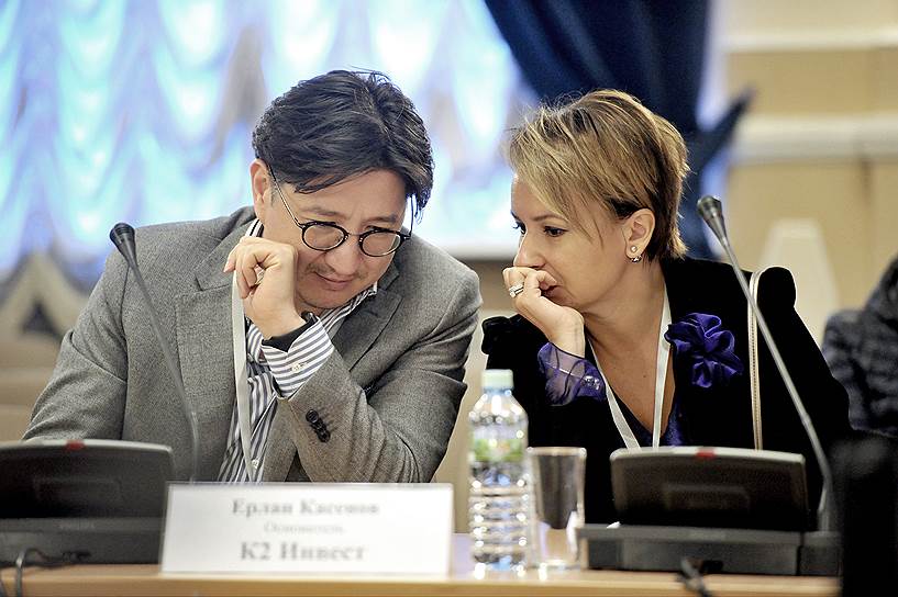 Ерлан Касенов, основатель «К2 инвест»; Анна Костыра, руководитель юридической практики EY в Санкт-Петербурге 