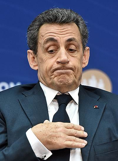 Июнь 2016. ХХ Петербургский международный экономический форум. Президент Франции в 2007-2012 гг. Николя Саркози во время выступления