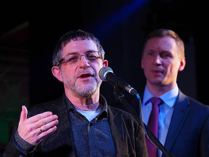 Политолог Сергей Шелин во время церемонии награждения победителей журналистской премии «Золотое перо»