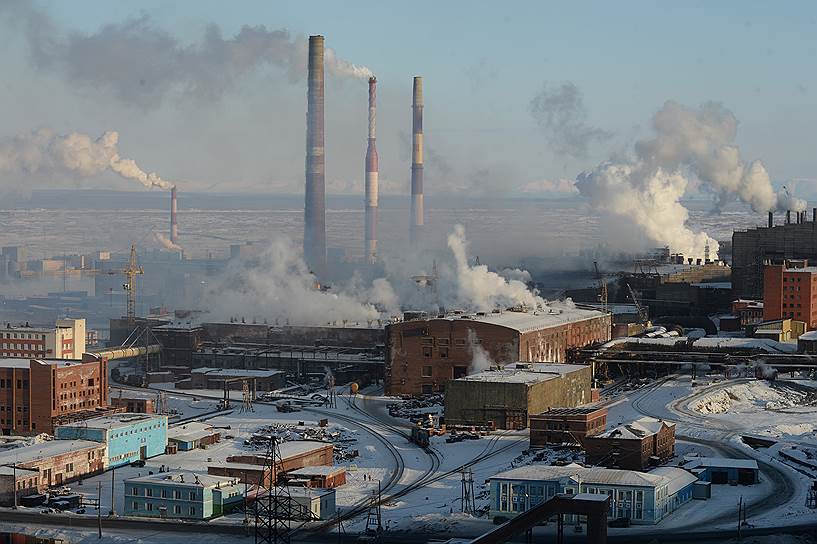 Вид на ПАО «ГМК &quot;Норильский никель&quot;»