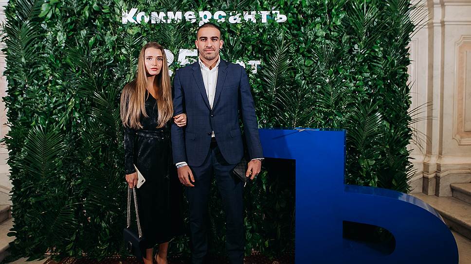 Собственник отеля Kentron Boutique Гор Варданян со спутницей
