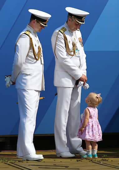 Празднование Дня Военно-морского флота России в Кронштадте