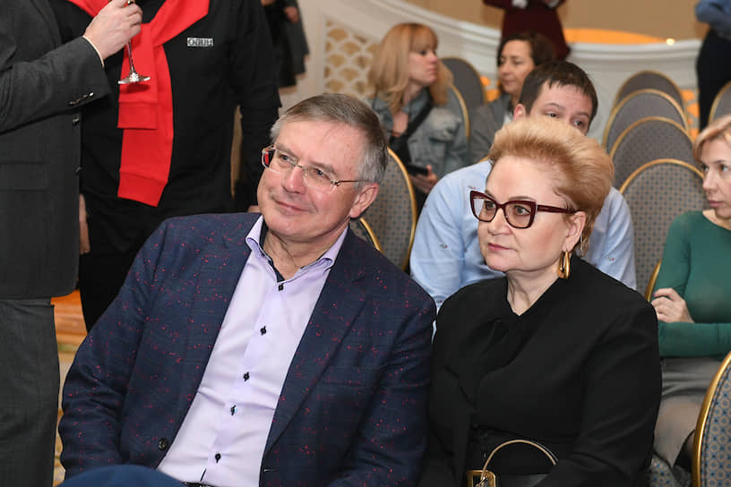 Генеральный директор НТФФ «Полисан» Александр Борисов с супругой Ольгой