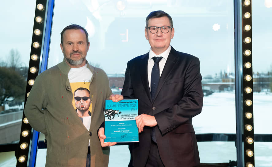 В номинации «Коммерческая недвижимость» наибольшее число голосов набрал Андрей Лушников (слева), председатель совета директоров ГК «Бестъ»