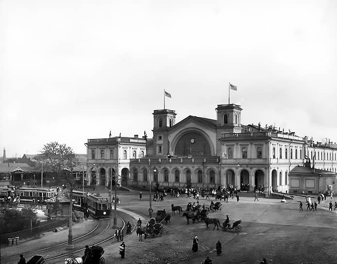 1909 год. Балтийский вокзал, бывший Петергофский