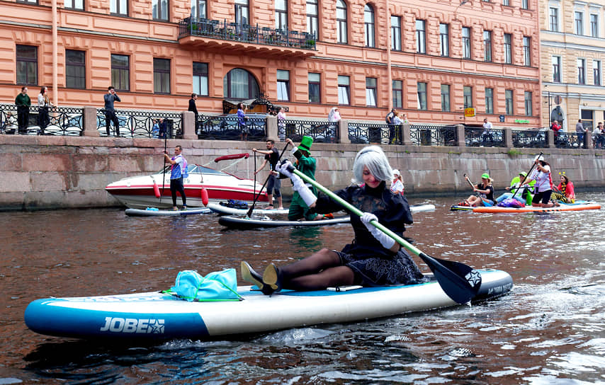 IX Международный фестиваль-карнавал любителей сапсерфинга «Фонтанка-SUP-2024»