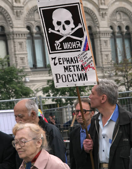 12 июня 2007 года. Демонстрация сторонников Коммунистической партии Российской Федерации на Красной площади