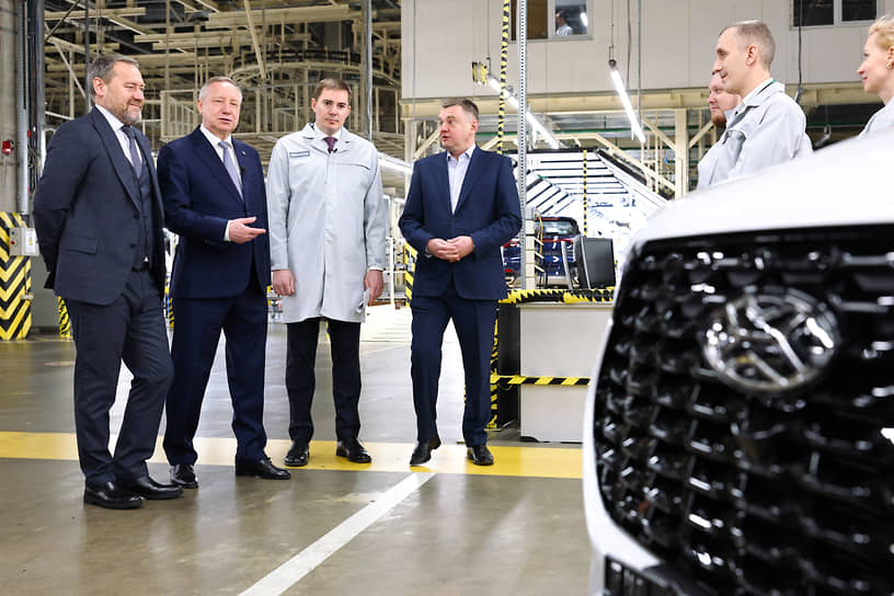 Губернатор Александр Беглов на заводе «Автозавод Санкт-Петербург»