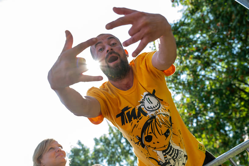 Зритель на фестивале