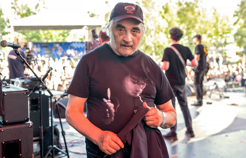 Бывший директор группы «Кино» Юрий Белишкин на фестивале