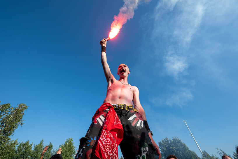 Зритель на фестивале