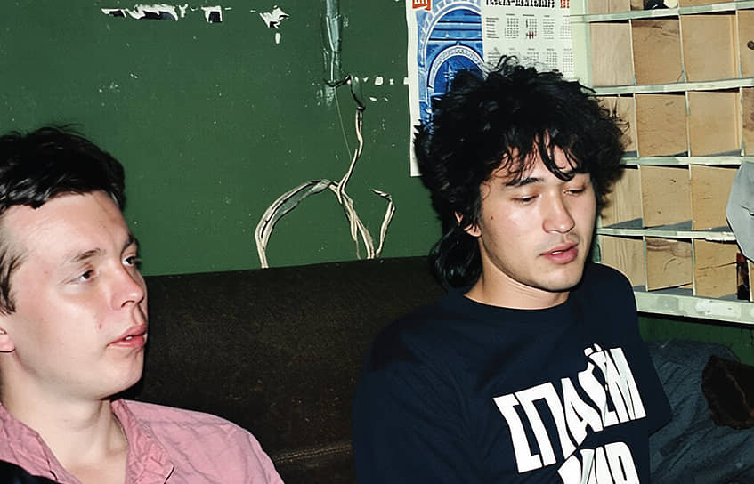 Виктор Цой и Олег Котельников 