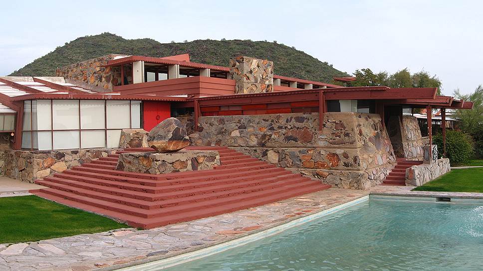 Дом Taliesin III West, 1937 год. Архитектор Фрэнк Ллойд Райт