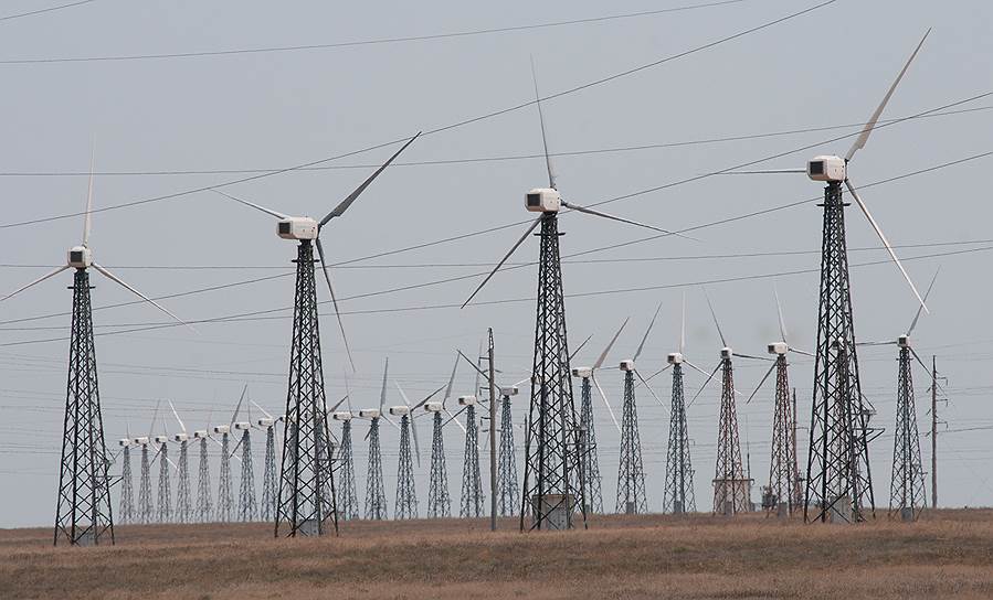 Доля ветровых электростанций в энергобалансе в прошлом году не изменилась и осталась на уровне 0,06%
