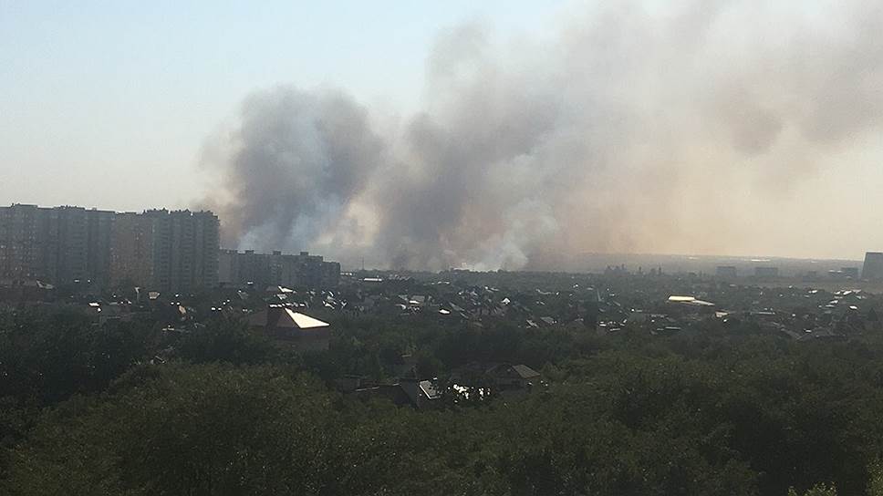 Пожар западный ростов