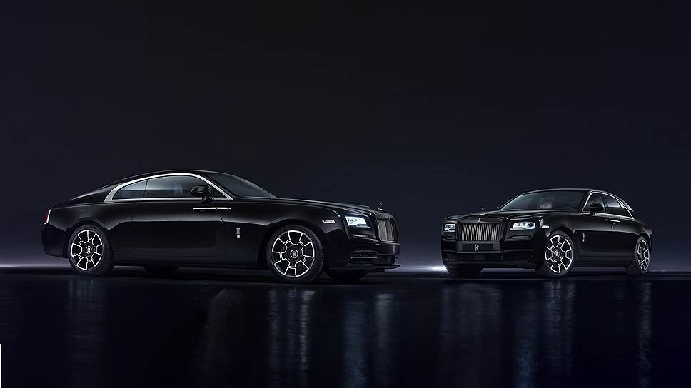 Rolls-Royce серия BLACK BADGE модели Wraith и Ghost