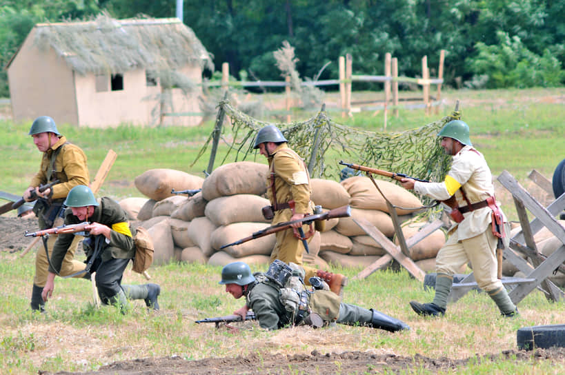 Военно-историческая реконструкция «Бои на южном направлении 1943 года – прорыв Миус-фронта»