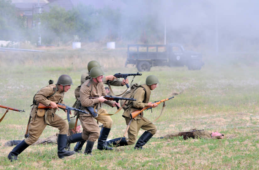 Военно-историческая реконструкция «Бои на южном направлении 1943 года – прорыв Миус-фронта»