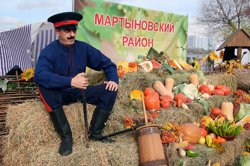 Фестиваль &quot;День Донского урожая&quot; в парке &quot;Левобережный&quot;. Выставка-ярмарка фермерской продукции, товаров виноделов и ремесленников