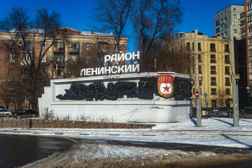 Снег в городе