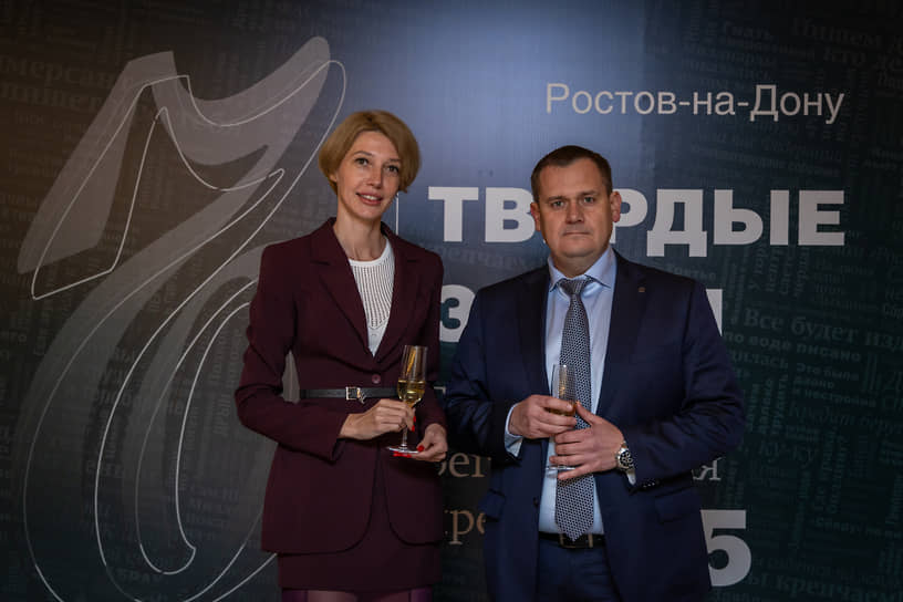 Сергей Борисов, директор ростовского филиала ГК «НОСТА» и Юлия Мозговая, директор по продажам г. Ростов-на-Дону ГК «НОСТА»