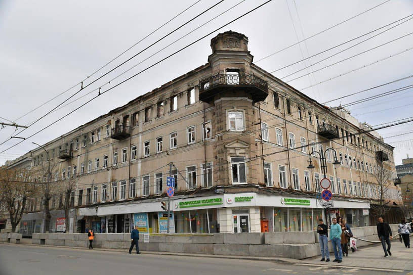 Гостиница "Россия" сгорела в ноябре 2021 года