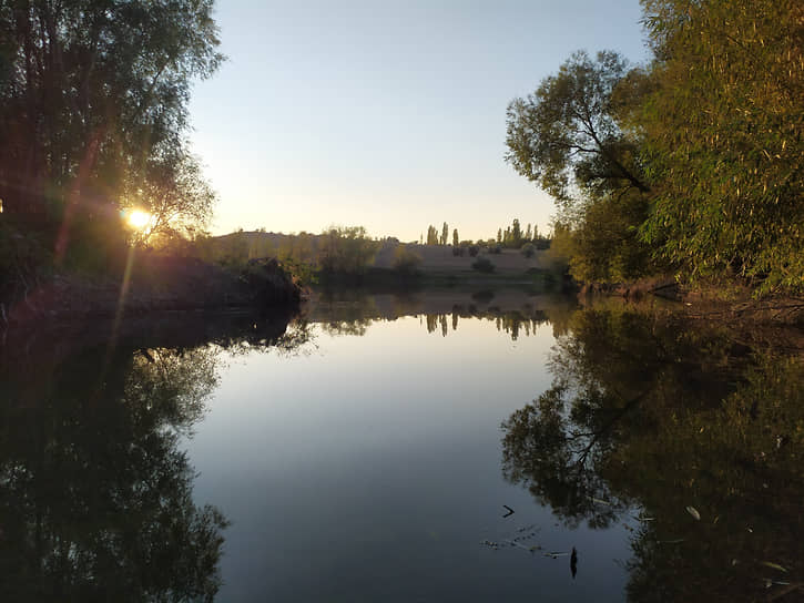 Один из прудов Шмидтов - популярное место для фотосессий