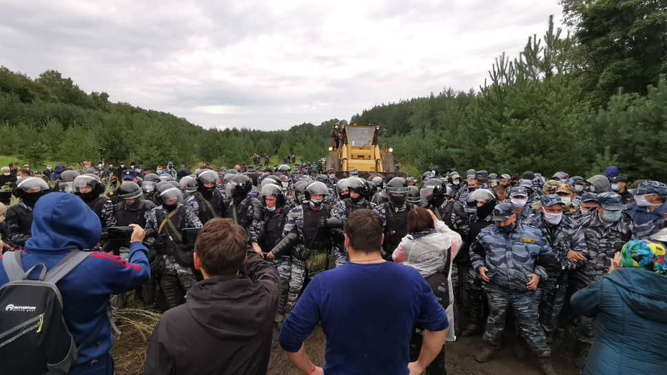 После активистов на защиту леса возле Куштау вышли юристы