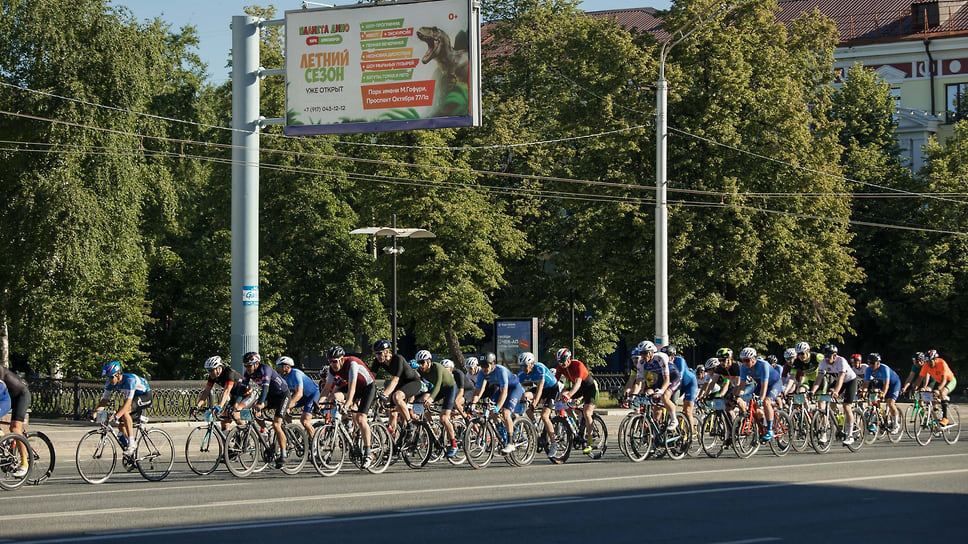 Совместно с марафоном состоялась и велогонка