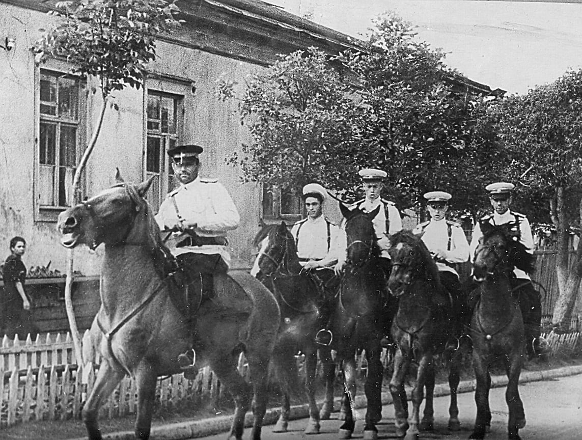 Милицейский конный патруль, 1940-1950-е годы