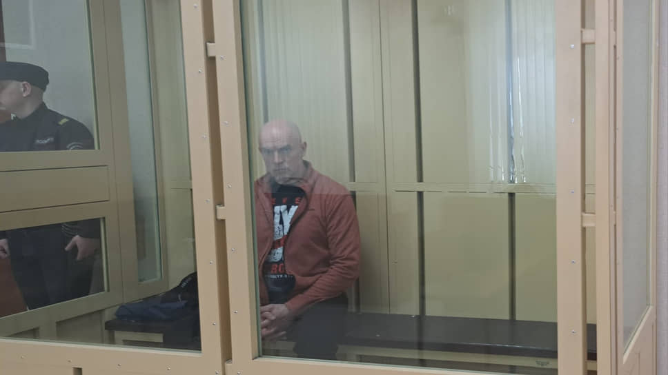 Виктор Страчков во время заседания в Курском областном суде