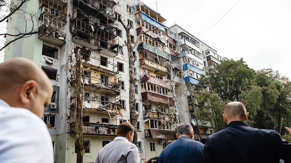 Последствия атаки БПЛА на Курск 15 августа