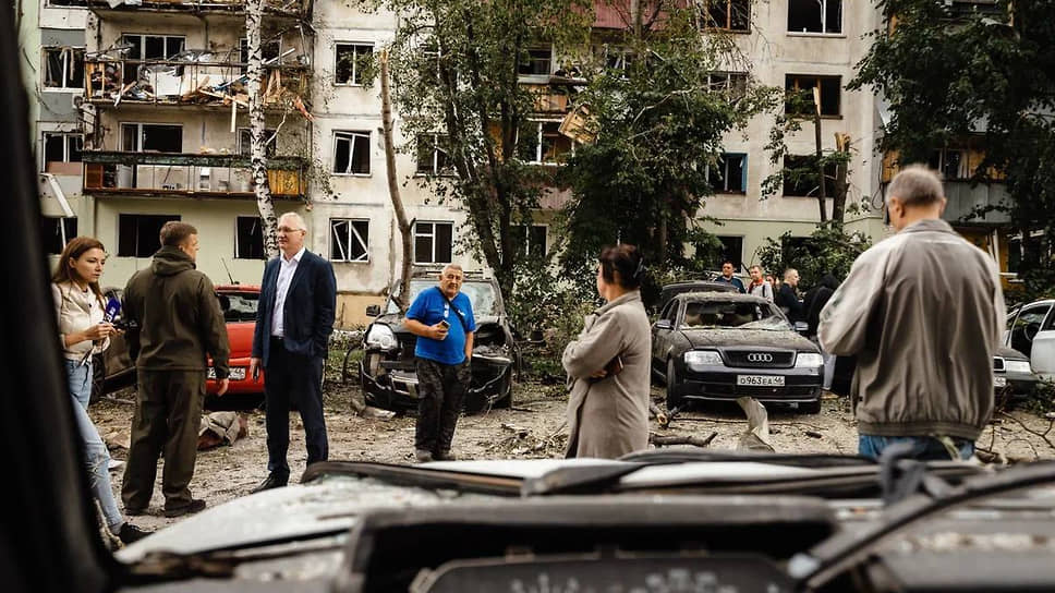 Последствия атаки БПЛА на Курск 15 августа