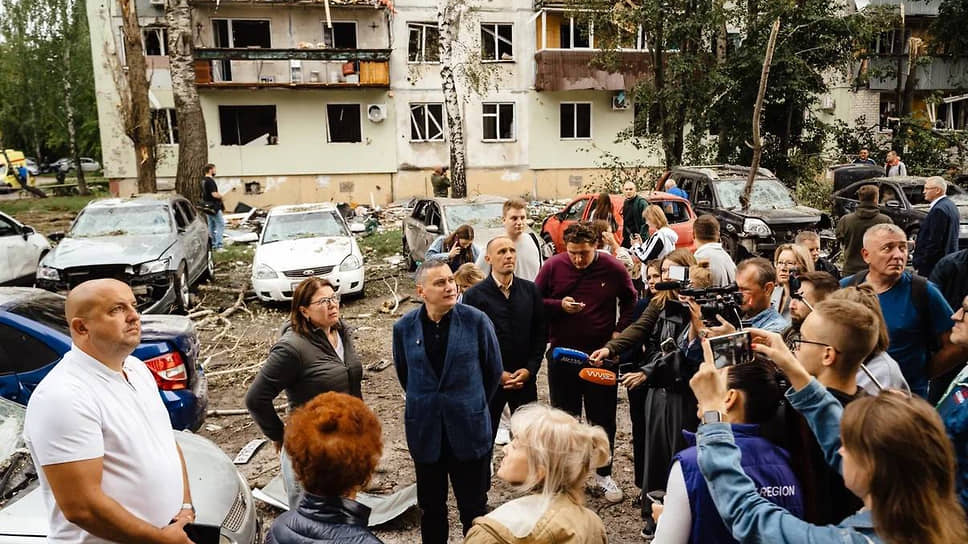 Последствия атаки БПЛА на Курск 15 августа