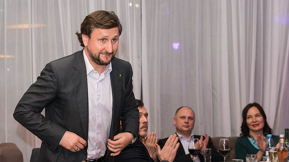 Глава компании «Агроэко» Владимир Маслов на церемонии вручения премии «Коммерсантъ года»