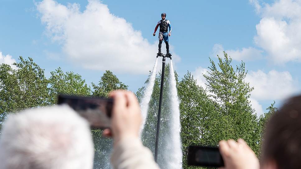 Выступление Fly Bord