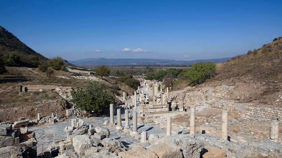 Развалины древнего Эфеса в Турции.