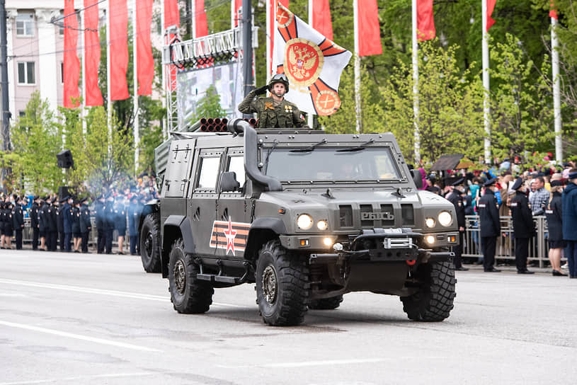 Бронеавтомобиль «Рысь», стоящий на вооружении отдельного подразделения специального назначения 20-й армии