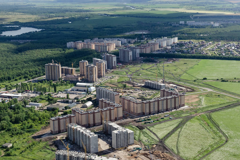 Строительство жилых кварталов в микрорайоне Шилово, 2016 год