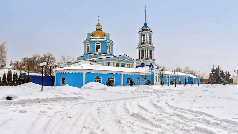 Липецкая область, Задонск. Церковь Успения Пресвятой Богородицы, 2017 год